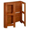 Regency Regency Flip Flop 28 in 2 Shelf High Folding, No Tools Assembly, Solid, Wood Bookcase- Cherry FF2822CH